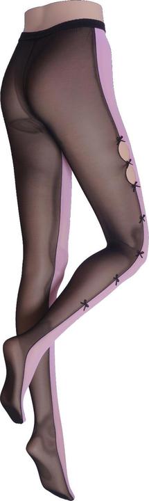 Actual product image Levee Fashion bicolour tights, colour 399 black-pink, size 40-42 (40 - 42)