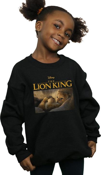 Actual product image Disney Girls The Lion King Movie Baby Simba Photo Sweatshirt (152, 158)