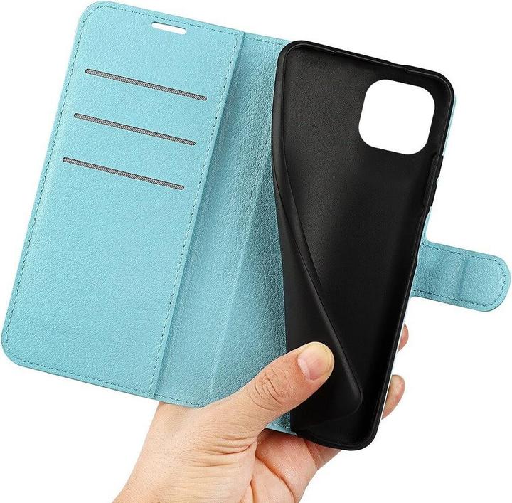 Image du produit Cover-Discount iPhone 14 Plus - Étui en cuir bleu clair (Apple iPhone 14 Plus)