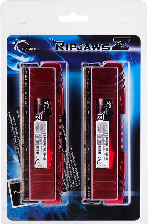 Image du produit G.Skill Module de mémoire DDR3-1600 CL10 RipjawsZ Go (4 x 8GB, 1600 MHz, RAM DDR3, DIMM)