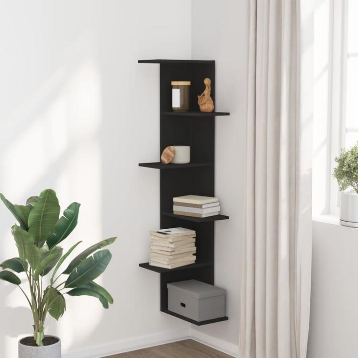Actual product image VidaXL Corner wall shelf (36.5 x 36.5 x 140 cm)