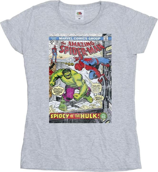 Immagine prodotto Spider-Man VS Hulk Cover Maglietta Donna (XL)