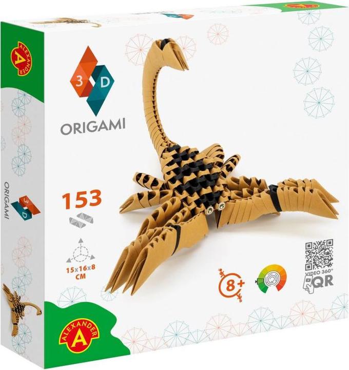 Actual product image Selecta Spielzeug ORIGAMI 3D - Scorpion, 153pcs.