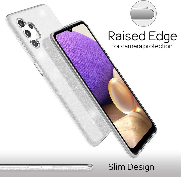 Immagine prodotto Nalia Custodia per cellulare Glitter (Samsung Galaxy A32 5G)