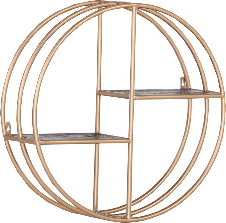 Image du produit Gutmann Étagère murale Deluxe Gold ronde petite (70 x 24 x 70 cm)