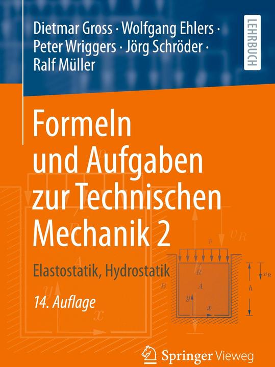 Valori nutrizionali e ingredienti Formeln und Aufgaben zur Technischen Mechanik 2 (Tedesco, Wolfgang Ehlers, Ralf Müller, Dietmar Gross, Jörg Schroeder, Peter Wriggers, 2024)