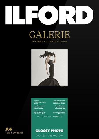 Actual product image Ilford Gallery Glossy Photo Paper 260g IGPGP A4 100 sheets (260 g/m², A4, 100 x)