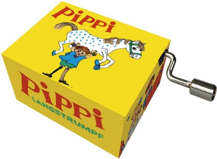 Art & Music Spieluhr "Pippi Langstrumpf" gelb