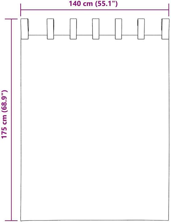 Produktbild VidaXL Proskudiia (140 x 175 cm)