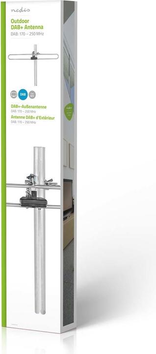 Actual product image Nedis DAB Antenna - Max. 4dB Gain - DAB: 170-250 MHz - 50 km Range - for Outdoor ANORD (DAB/ DAB+)