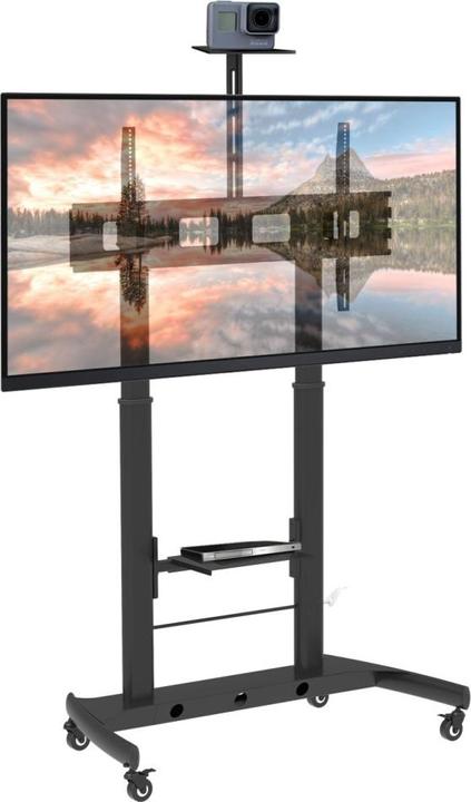 Immagine prodotto Techly Carrello TV per TV LCD LED 52-110" con ripiano per telecamera (110", 120 kg)