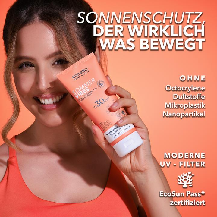 Actual product image Eco Elio Summer Vibes (Suntan cream, SPF 30, 200 ml, 246 g)