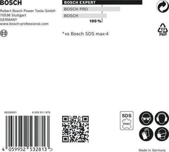 Actual product image Bosch Professional Zubehör Expert SDS max-8X hammer drill bit, 14 x 200 x 340 mm (14 millimetres)