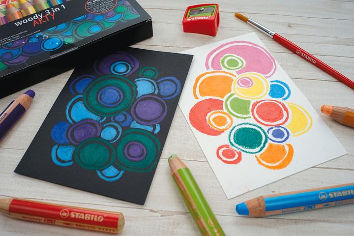 Produktbild STABILO Woody 3 In 1 6er Etui Arty (Mehrfarbig, 6 x)