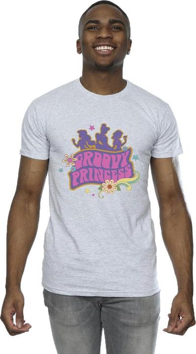 Actual product image Disney Mens Princesses Groovy Princess T-Shirt (XL)