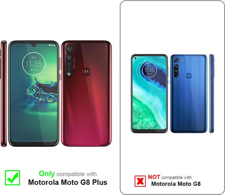 Productafbeelding Cadorabo Boek Onzichtbare Magneethoes (Motorola Moto G8 Plus)