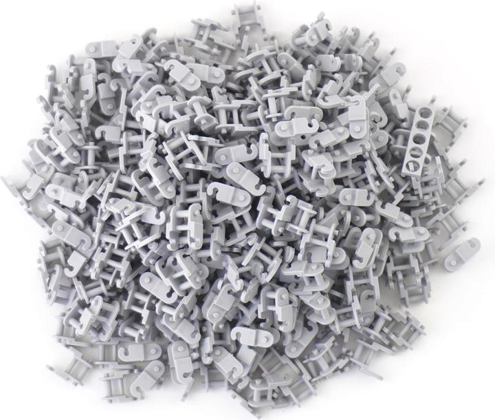 Produktbild LEGO Technic Kettenglieder Hellgrau fuer Bager und Raupe Hellgrau - 3711 NEU! Menge 1000x (3711)