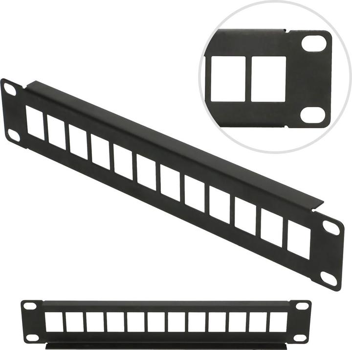 Extralink 12 PORTE UTP 10" PATCHPANEL MODULARE