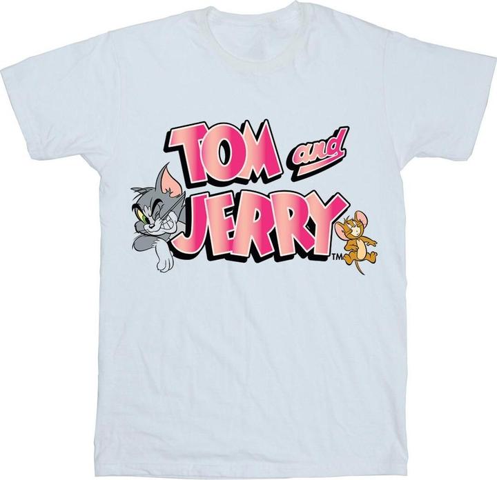 Immagine prodotto Tom & Jerry Gradient Logo Maglietta Ampia Donna (3XL)