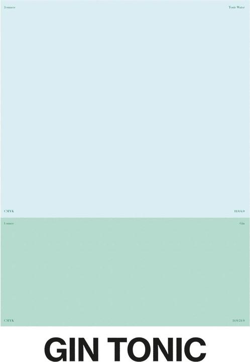 Immagine prodotto Plakativ GIN TONIC Poster A1 (59,5 x 84 cm)