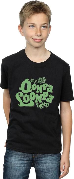 Image du produit Willy Wonka & the Chocolate Factory - T-shirt OOMPA LOOMPA LAND - Garçon (128)