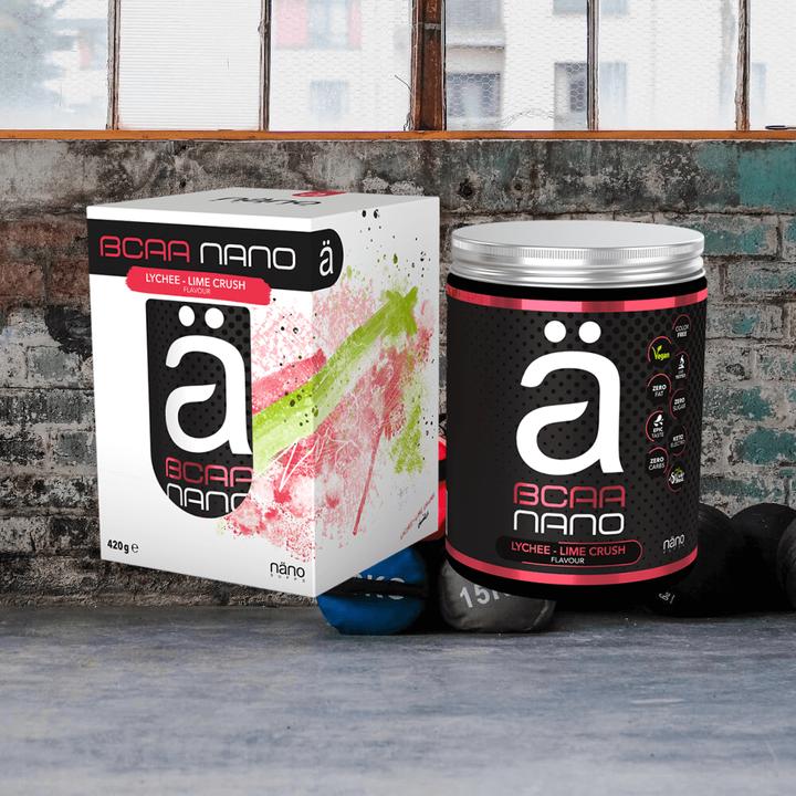 Actual product image Nanosupps BCAA nano (Lychee Lime Crush, 1 pcs., 420 g)
