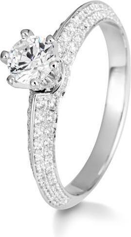 Actual product image Breuning RING - BRILL. 0,926 Ct. H/si (59, 585/14 K Gold)
