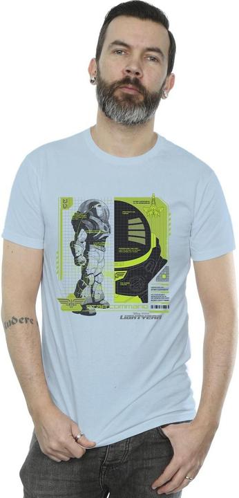 Immagine prodotto Disney Lightyear Buzz Tech Panel Maglietta Uomo (L)