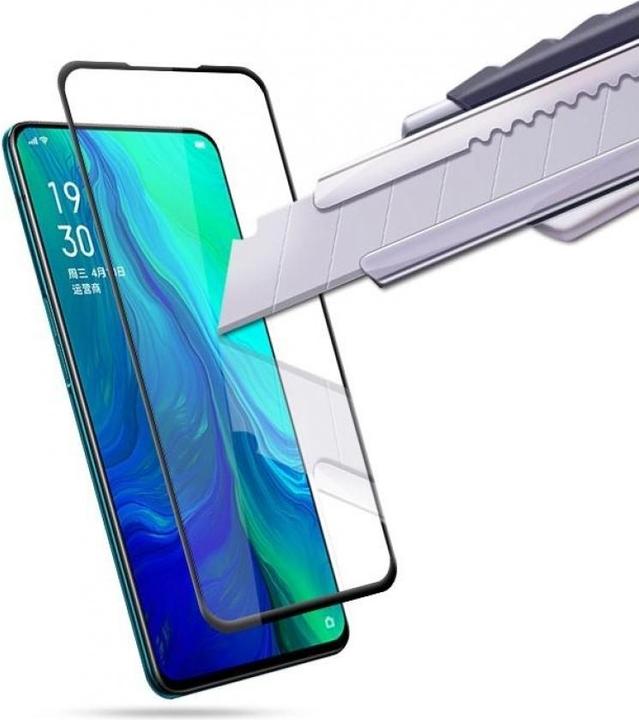 Actual product image Screenguard Oppo Reno 5G 10x Zoom Full Screen Protective Glass Film 2.5D 9H (1 Piece, Oppo Reno 10x Zoom)
