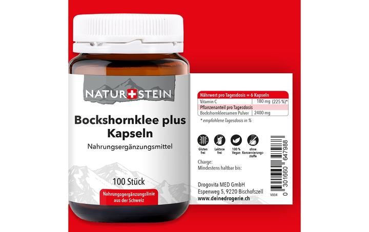 Produktbild Naturstein Bockshornklee plus (100 Stück, Kapseln, 154 g)