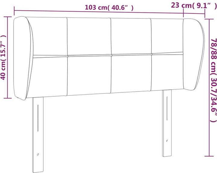 Actual product image VidaXL Sherwynd (103 x 23 x 88 cm)