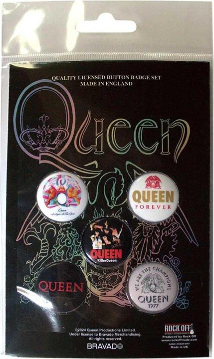 Produktbild Queen Abzeichen Killer 5erPack Kunststoff Metall