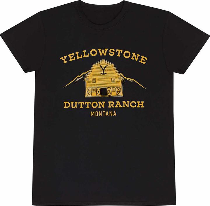 Actual product image Yellowstone Unisex Adult Dutton Ranch T-Shirt (L)