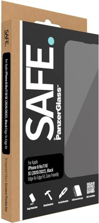 Actual product image Safe. Screen protector Case Friendly iPhone 6/6s/7/8/SE (2020/2022) (1 Piece, Apple iPhone 6s, Apple iPhone 7, Apple iPhone SE (3rd Gen), Apple iPhone SE (2nd Gen), Apple iPhone 6, Apple iPhone 8)
