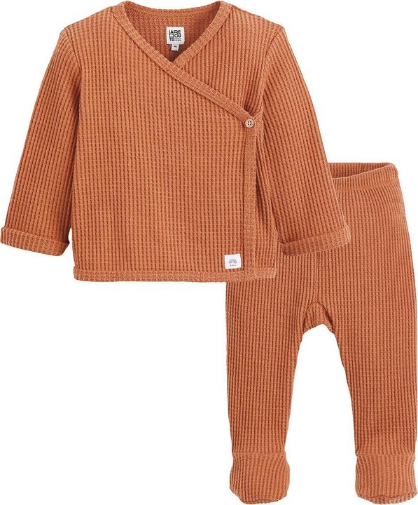 La Redoute Collections 2-teiliges Set aus Jacke und Hose mit Füssen