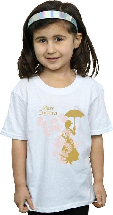 Actual product image Mary Poppins Girls Floral T-Shirt (140, 146)