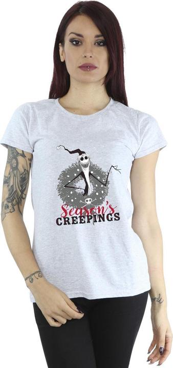Immagine prodotto Disney The Nightmare Before Christmas Seasons Creepings Wreath Maglietta Donna (S)