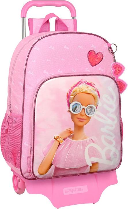 zz_ArchivedByPCD_Barbie_zu_Mattel Barbie Schulrucksack mit Rädern Girl Rosa 33 x 42 x 14 cm (14 l)