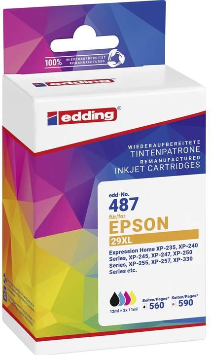 Edding EDD-487 (M, BK, C, Y)