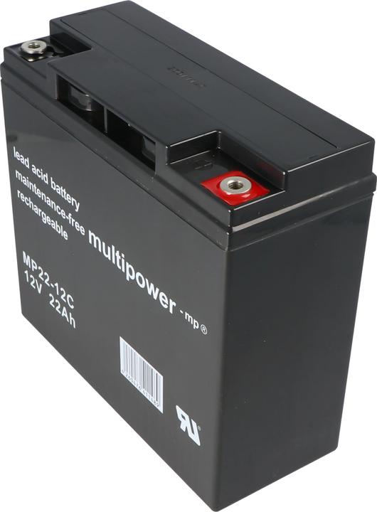 Actual product image Multipower Battery SXT Raptor 1200 electric scooter, suitable for 6-DZM-20 (60 V, 22 Ah)