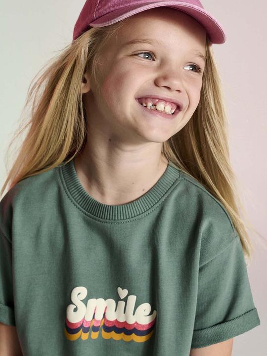 Immagine prodotto Vertbaudet Leichtes Mädchen Sweatkleid mit Aufdruck (98)