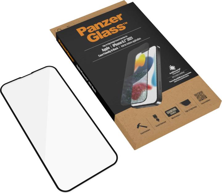 Actual product image PanzerGlass Display protection film (1 Piece, Apple iPhone 13)