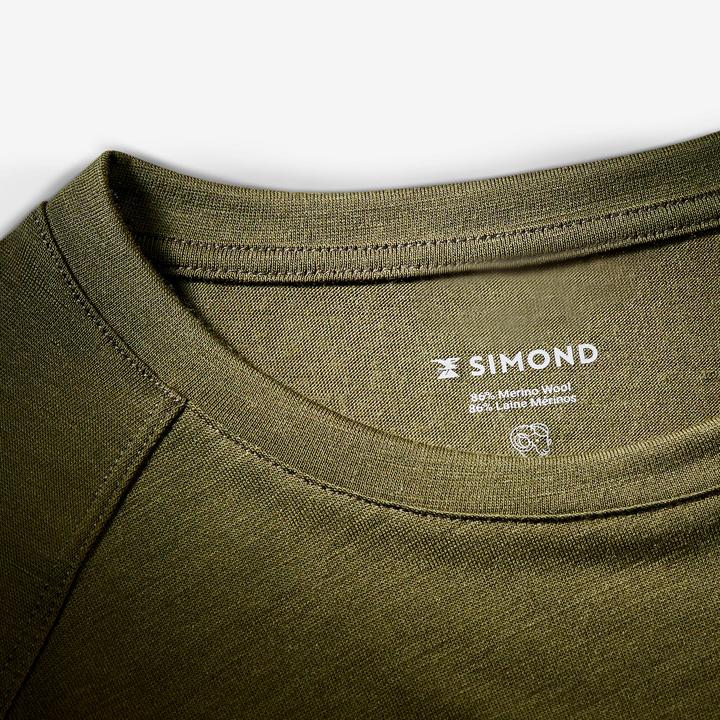 Actual product image Forclaz Langarmshirt Herren - Merino Resist grün (XL)