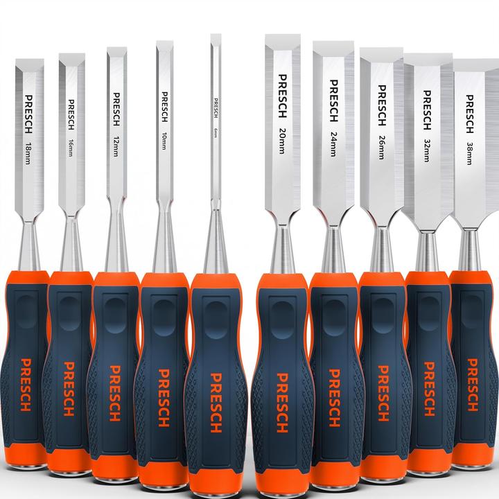 Presch 10-teiliges Stechbeitel Set (38 mm)