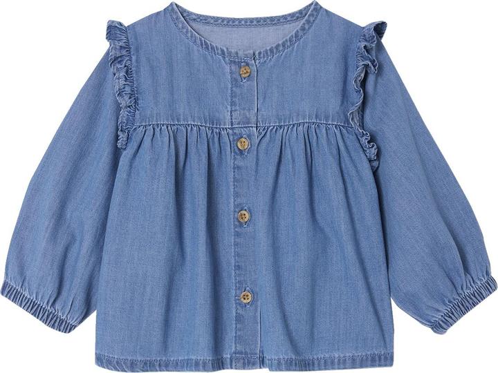 Produktbild Vertbaudet Baby Bluse aus Light-Denim (80)