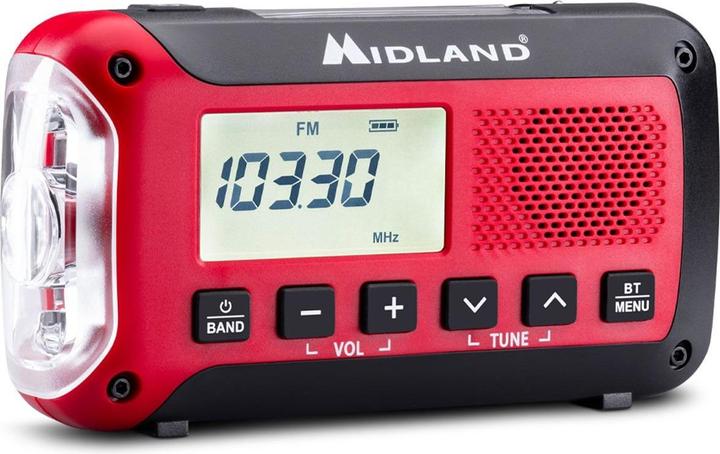 Actual product image Midland ER250 BT Emergency Bluetooth Radio (AM, FM, Bluetooth)