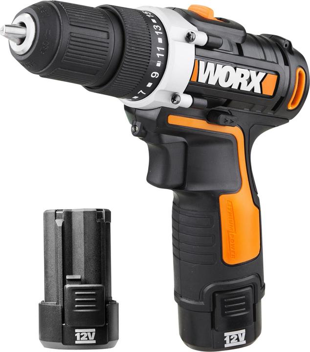 Actual product image Worx Cordless screwdriver 12V WX128 (Rechargeable battery operated)