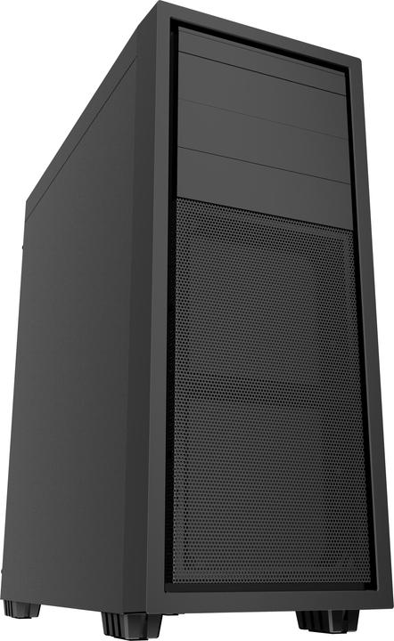 Actual product image Gembird Computer Case Fornax K500 black (ITX, ATX, Mini-ATX)