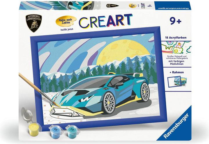 Image du produit Ravensburger CreArt - Peinture par numéros 23959 - Lamborghini bleue - Enfants à partir de 9 ans