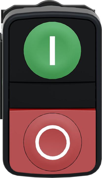Immagine prodotto Schneider Electric Pulsante Dble Verde I Rosso O 1NO/1NC
